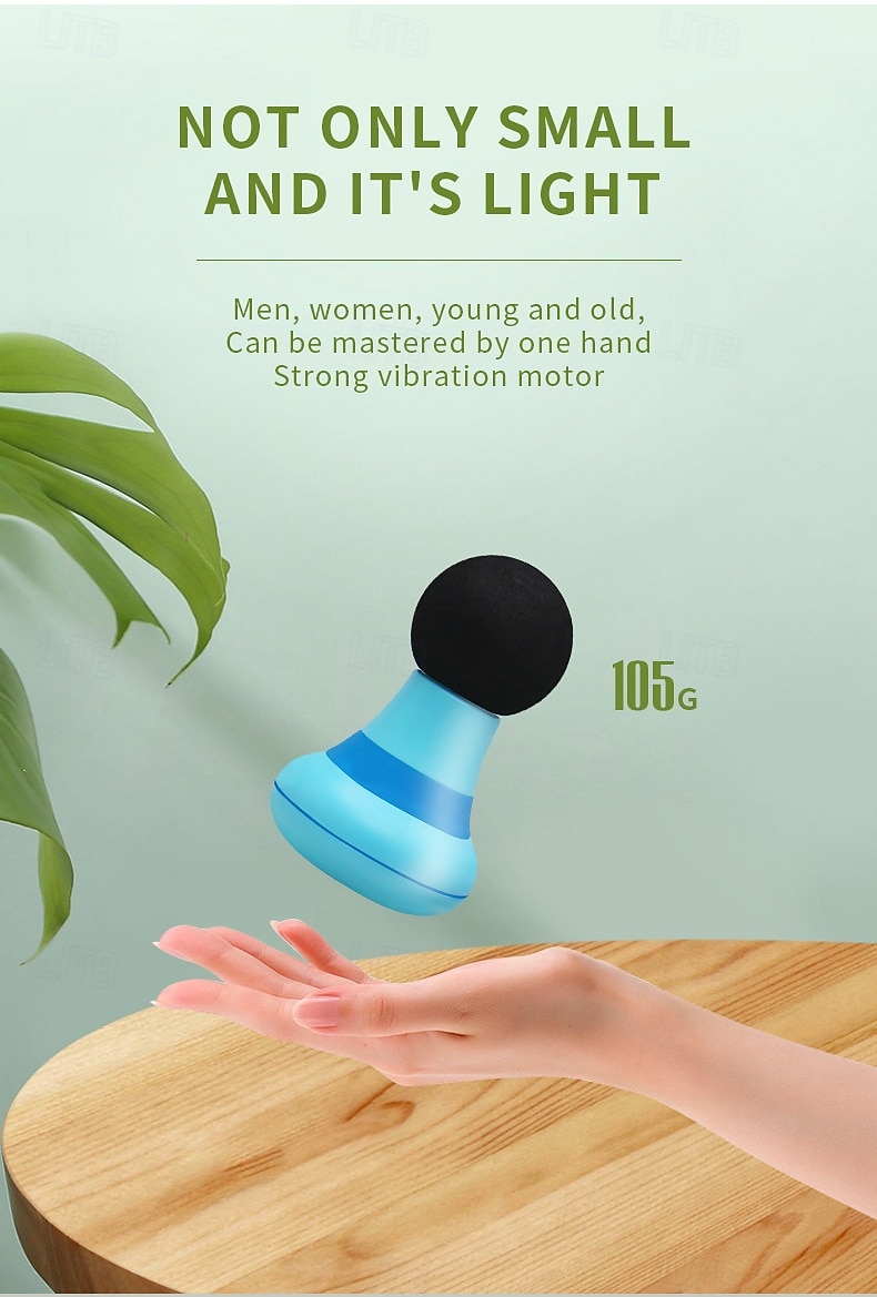 Portable Mini Massage Gun USB Rechargeable Deep Tissue Massager with Multiple Speeds for Full Body Muscle Relaxation​ 2025 - $22.99 –P7