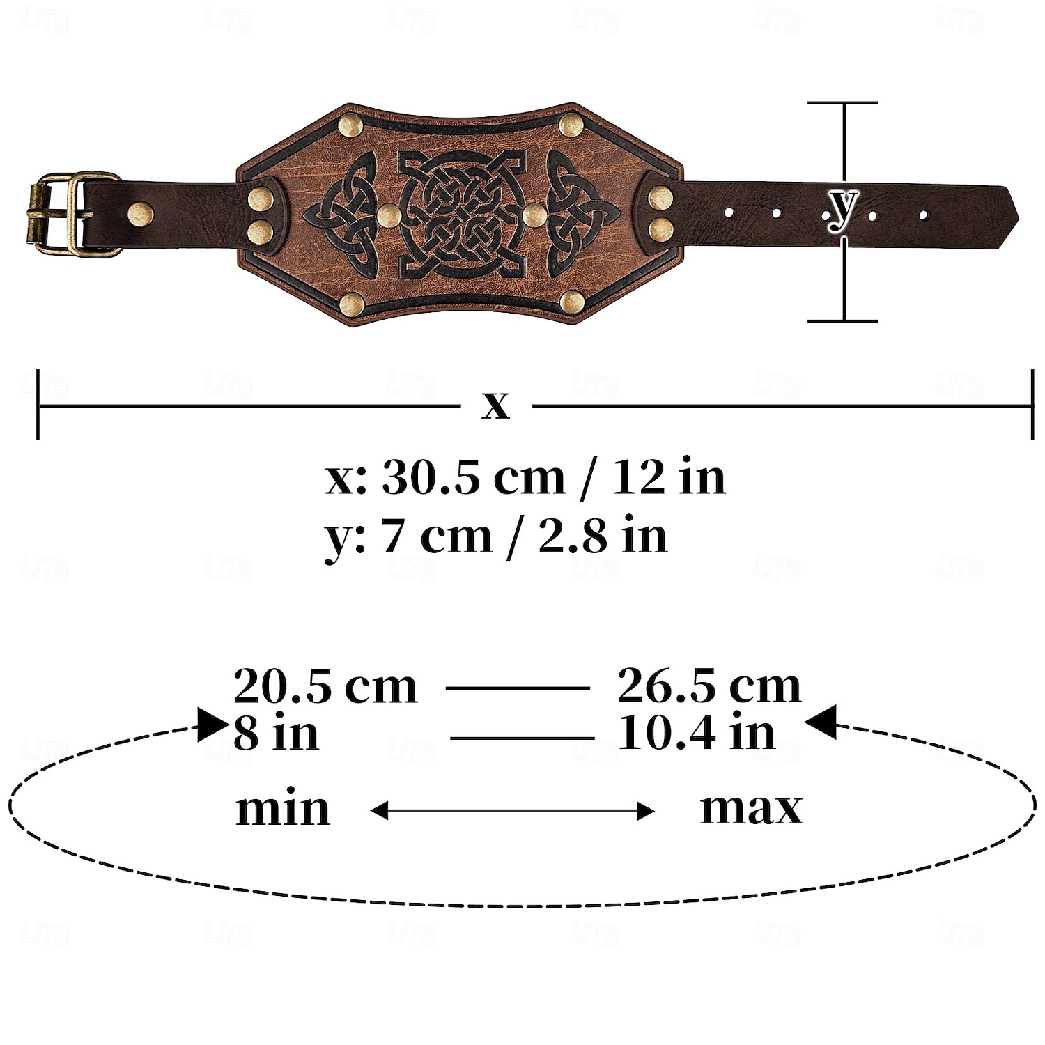Retro Vintage Medieval Renaissance Bracelet Pirate Warrior Knight Ritter Viking Fancy Dress Men's Pirate Halloween Carnival Party & Evening Adults' Bracelet 2026 - $12.49 –P7