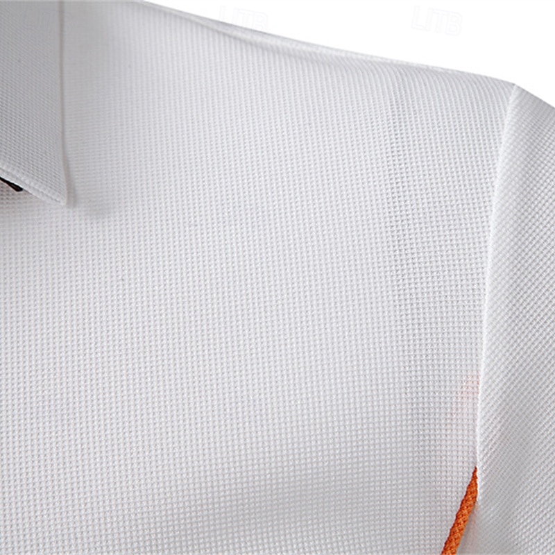 Per uomo Magliette Polo a Nido d'Ape Maglia da golf Lavoro Casuale Bavero Manica Corta Essenziale Moderno Blocco di colori Patchwork Bottoni Estate Vestibilità regolare Nero Bianco Blu marino Verde del 2025 a $18.99 –P6