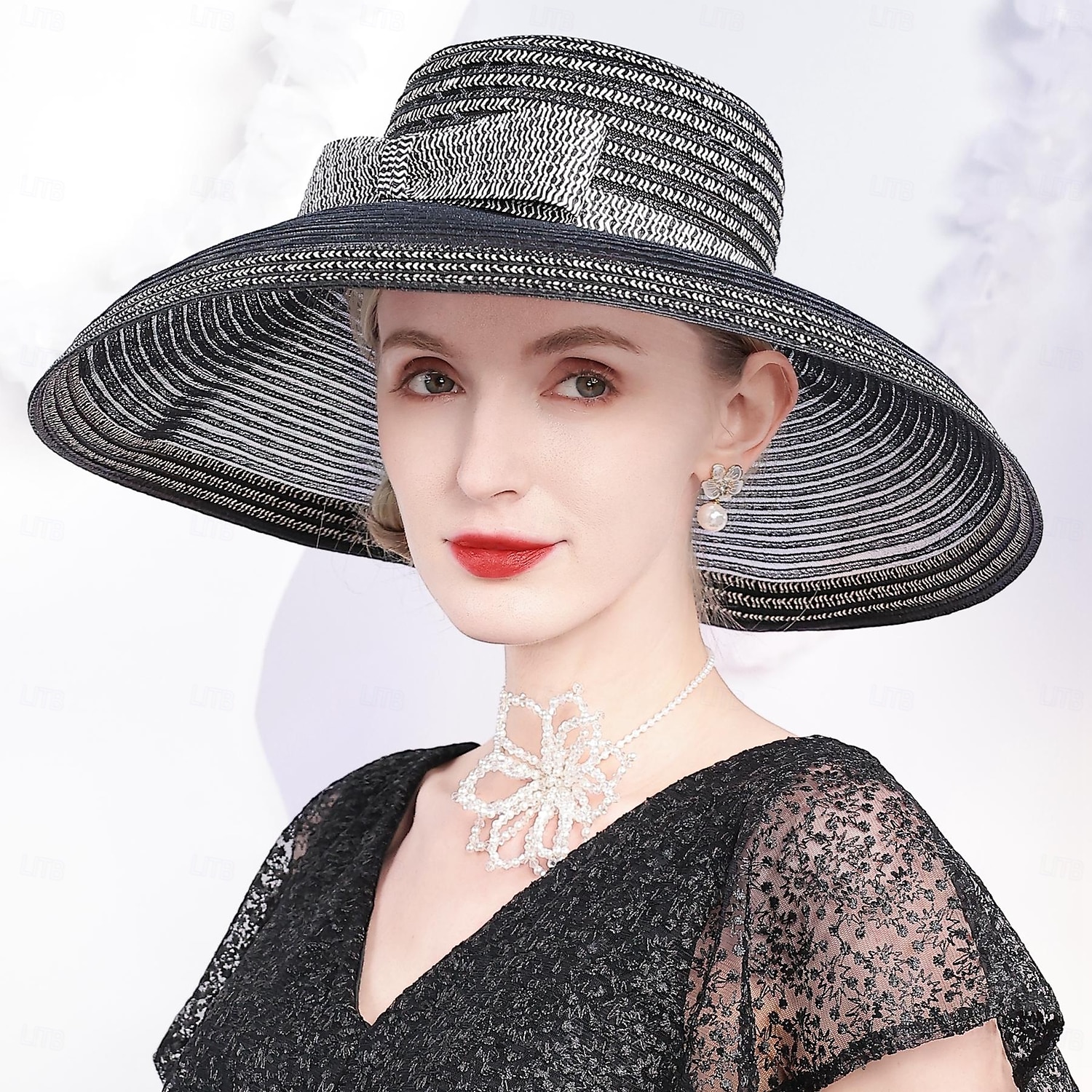 Hatter Fiber Bowlerhatter Bøttehatt Solhatt Ferie Te Fest Elegant Bryllup Med Sløyfe Tvinning Hodeplagg Hodeplagg 2026 - $45.99 –P8