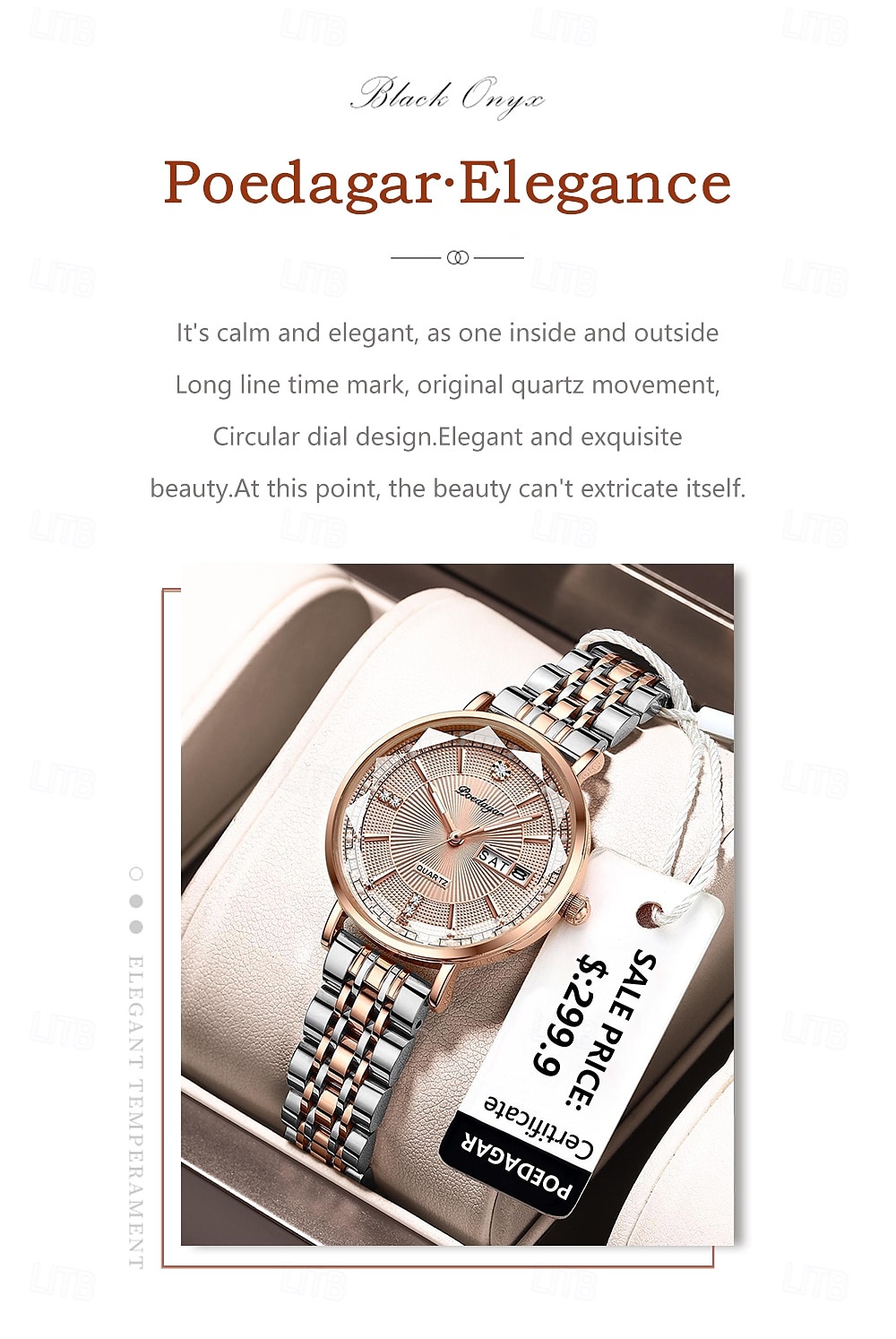 Women Quartz Watch Wrist Watch Retro Vintage Rhinestone Wristwatch Luminous Calendar Date Week Waterproof Stainless Steel Watch 2025 - $36.99 –P2