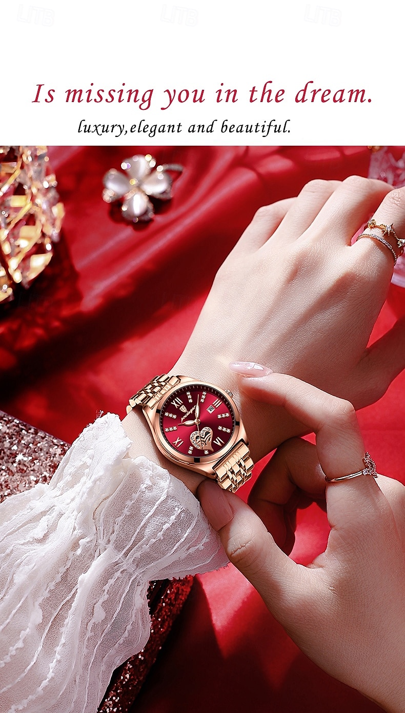 Women Quartz Watch Wrist Watch Retro Vintage Luminous Calendar Waterproof Stainless Steel Strap Watch 2025 - $38.99 –P7