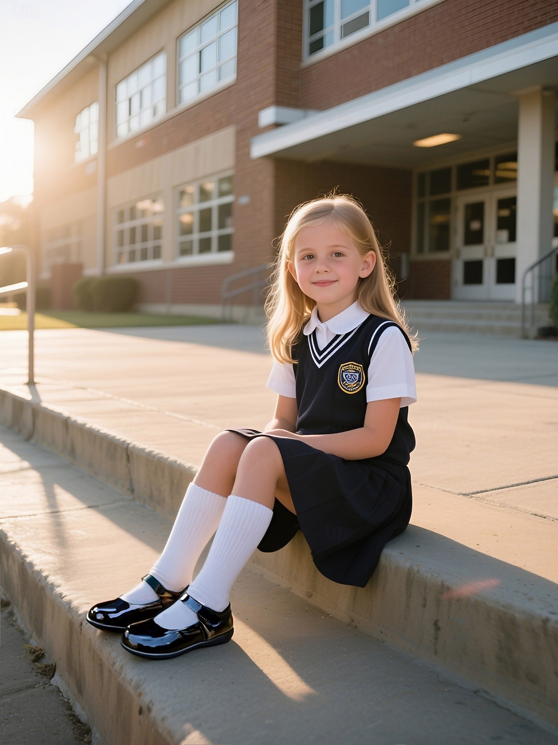 scarpe mary jane nere verniciate per bambine con cinturino a strappo – scarpe eleganti per la scuola elementare del 2026 a $34.99 –P7
