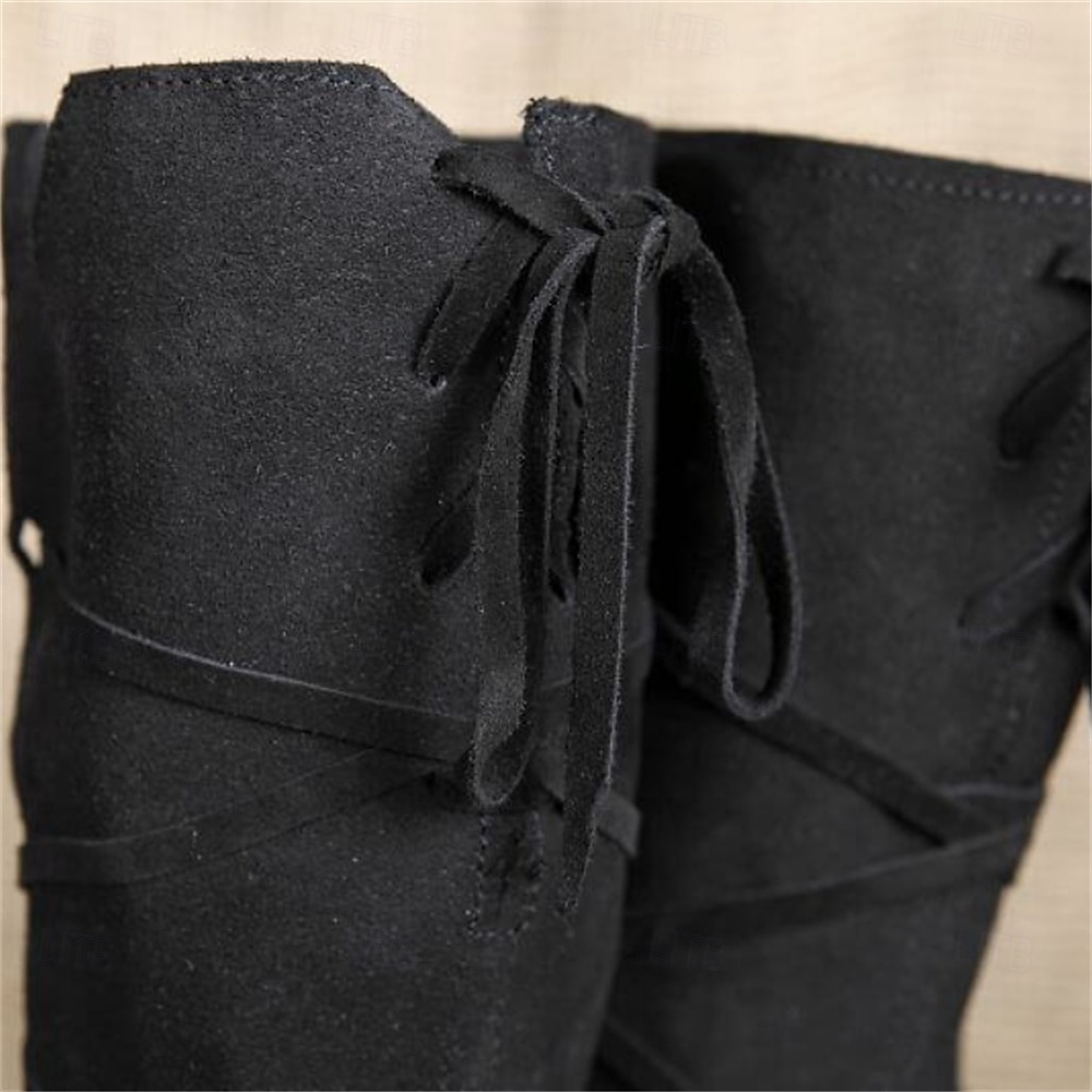Retro Vintage mittelalterliche Renaissance-Schuhe, Pirat, Ritter, Ritter, Herren, Damen, Unisex, Halloween, Event/Party, Maskerade-Schuhe, ausgefallene mittelalterliche Stiefel 2026 - $57.99 –P7