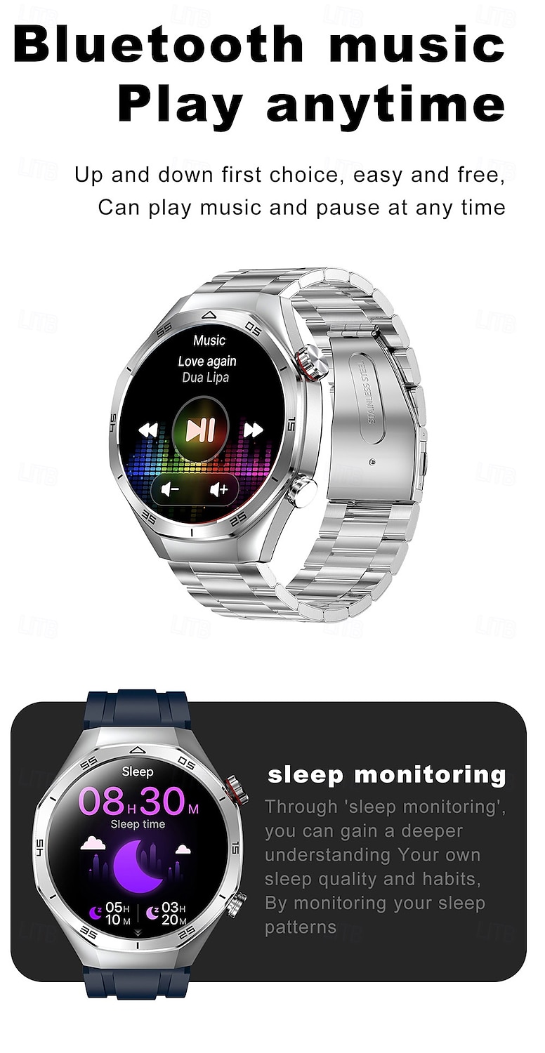 IMOSI Men's Smart Watch 1.52 Bluetooth Call Music Sport Heart Rate Monitor 400mAh Battery Compatible with Android & iOS 2025 - $56.99 –P18