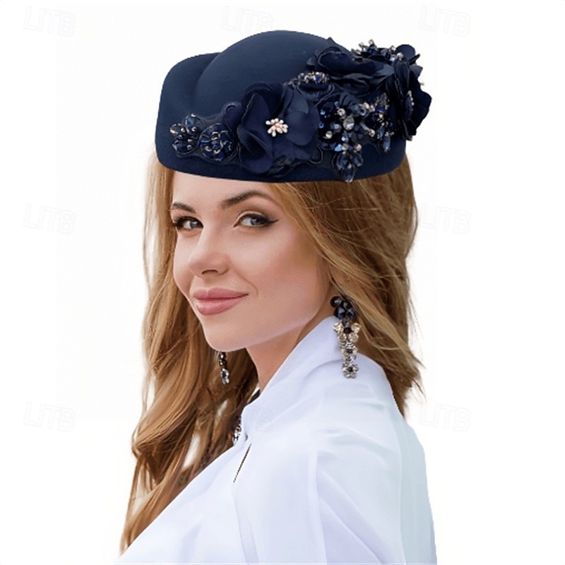 accessoire Tissu Mariage Soirée Élégant Mariage Avec Fleur Casque Couvre-chef de 2025 ? $23.99 –P7