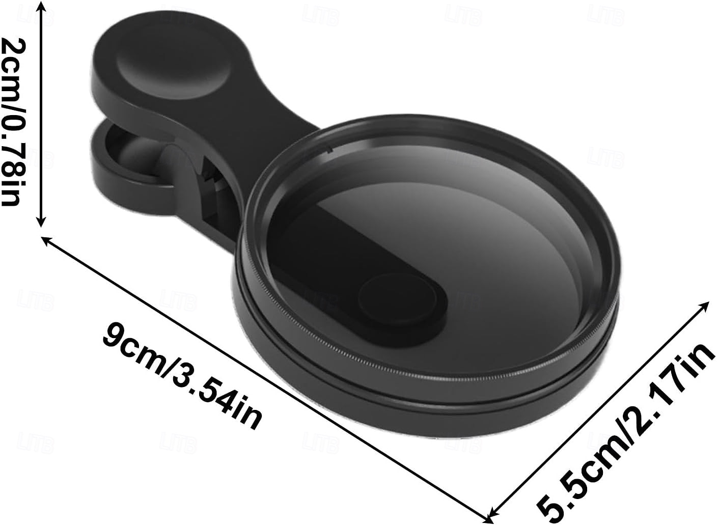 2025年 携帯電話用52mm CPLフィルター、クリップオン円偏光レンズフィルター、超薄型マルチコーティングCPLレンズフィルター、iPhone、Samsung、Google Pixel、その他のスマートフォンに対応  コレクション – $11.99 –P2