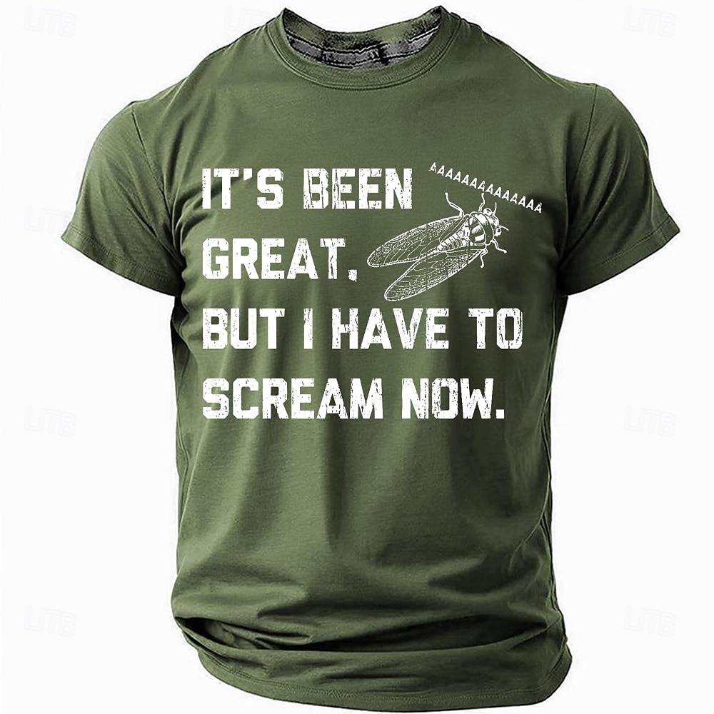 Herren Tiermotiv Lustig T Shirt Kurzarm T-Shirt 3D-Druck Rundhalsausschnitt Rundhals Hemd Mode Täglich Lässig Straße Lässig Täglich Schwarz Weiß Rote Sommer Frühling Ganzjahres Bekleidung S M L XL 2025 - $17.99 –P3