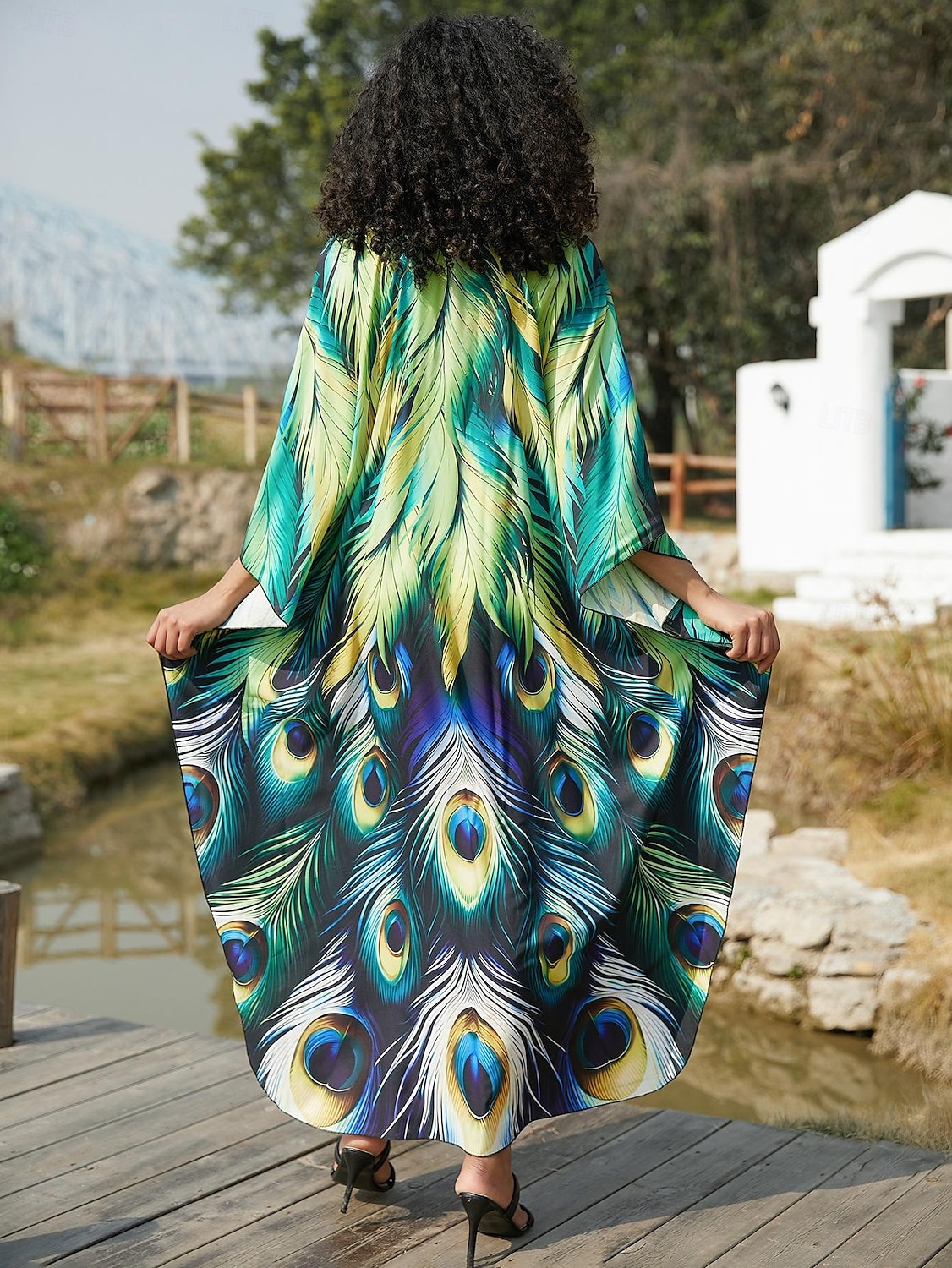 Halloween Kjoler Kaftan Stolthet Regnbue Fritid Voksne Dame Halloween Karneval Pride-parade Pride måned Enkle Halloween-kostymer Kle deg opp 2025 - $37.99 –P29