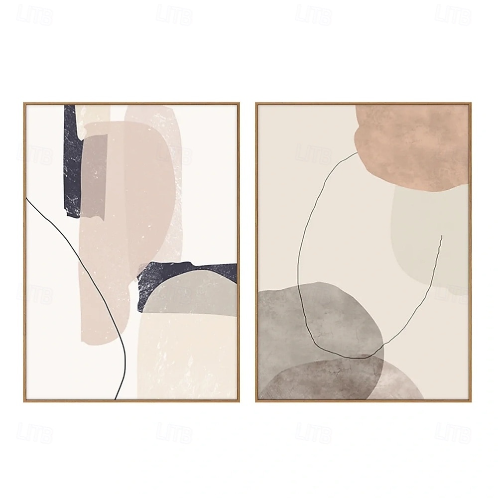 Ölgemälde handgemaltes abstraktes Ölgemälde Wabi Sabi Wandkunst 2er-Set beige abstrakte Malerei auf Leinwand ein Paar beige Textur Gemälde Wandkunst neutrale abstrakte Malerei Wandkunst Boho 2025 - $82.99 –P3