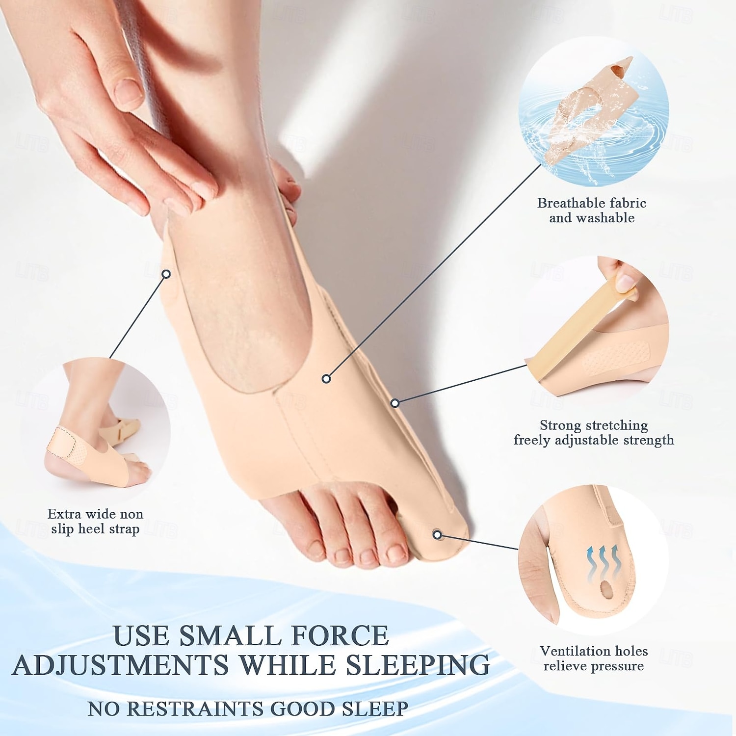 Bunion Corrector For Relieving Thumb Valgus Bunion Socks That Can Be Worn Day And Night Beautiful And Practical Bunion Correctors Toe Straightener For Women And Men 2026 - $17.99 –P4