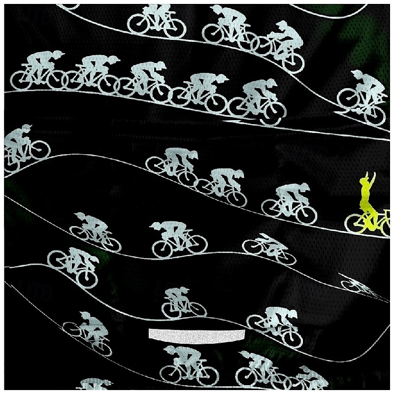 Herr Cykeltröja Kortärmad Cykel T-shirt Tröja med 3 bakfickor Bergscykling Andningsfunktion Snabb tork Anatomisk design Uppsugande Vinrött Svart Blå Grafisk Lutning sporter Kläder 2025 - $25.99 –P3