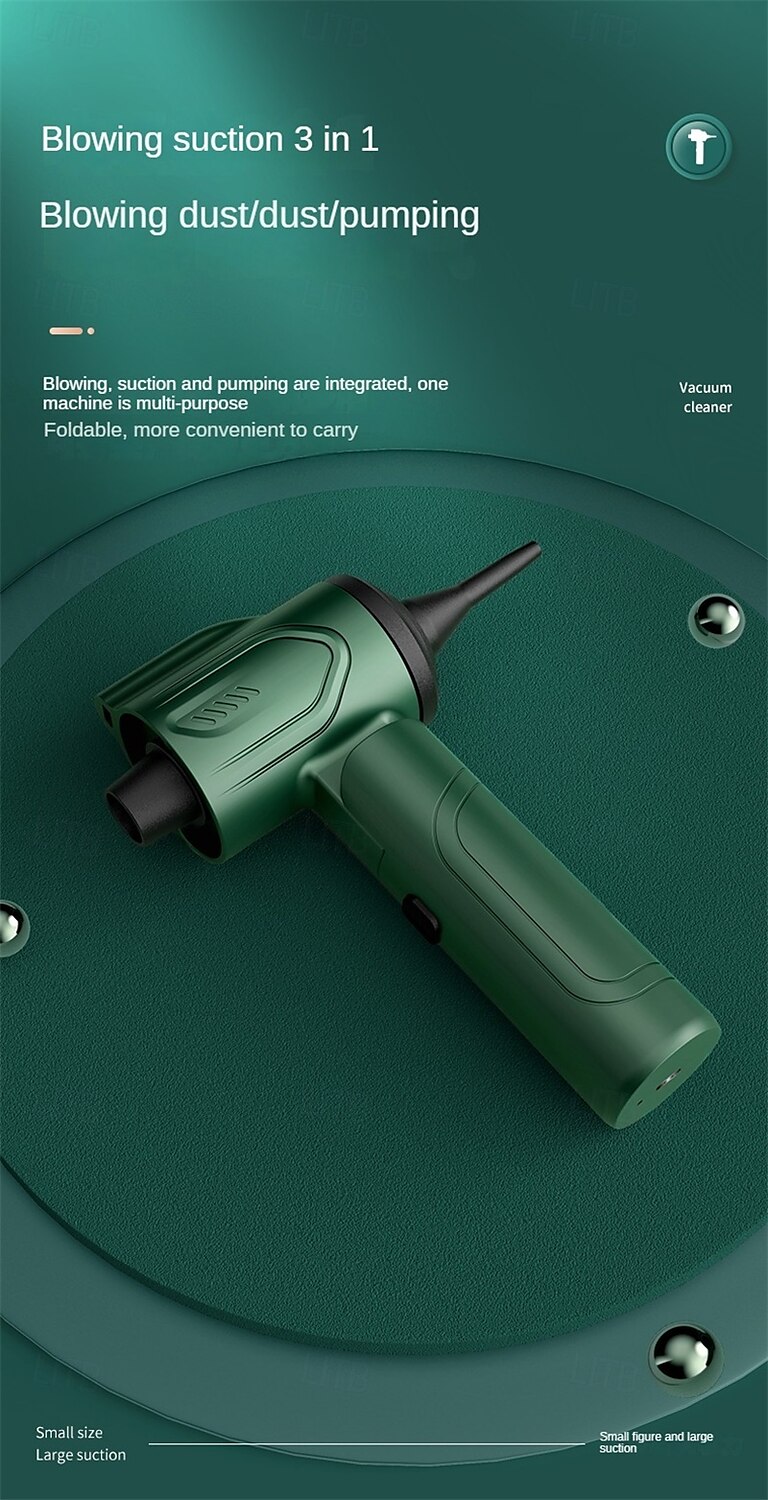 Multifunctional Cordless Vacuum Cleaner Strong Suction Foldable Portable Handheld Rechargeable Car Home Vacuum With Charging Dock 2025 - $31.99 –P1