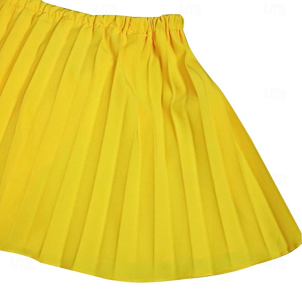 Robe A-Line robes de quinceanera élégante robe mariage invitée de mariage longueur sol manches courtes épaules dénudées polyester sans dos avec plis de 2025 ? $89.99 –P8