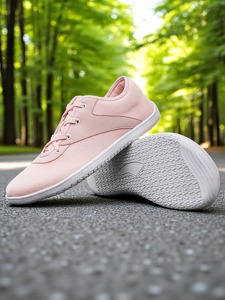 adidași pentru mers desculț pentru femei – pantofi roz flyknit fără cădere pentru ținute casual, călătorii zilnice și sprijin pentru confortul piciorului 2026 - $34.99 –P2