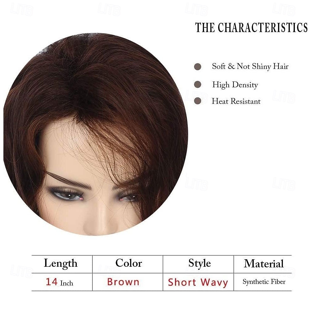 White Mixed Gray Wig for Women Medium Length Curly Layered Wig Natural Looking Heat Synthetic Middle Part Gray Wigs for Daily Party Use 2025 - $25.99 –P6