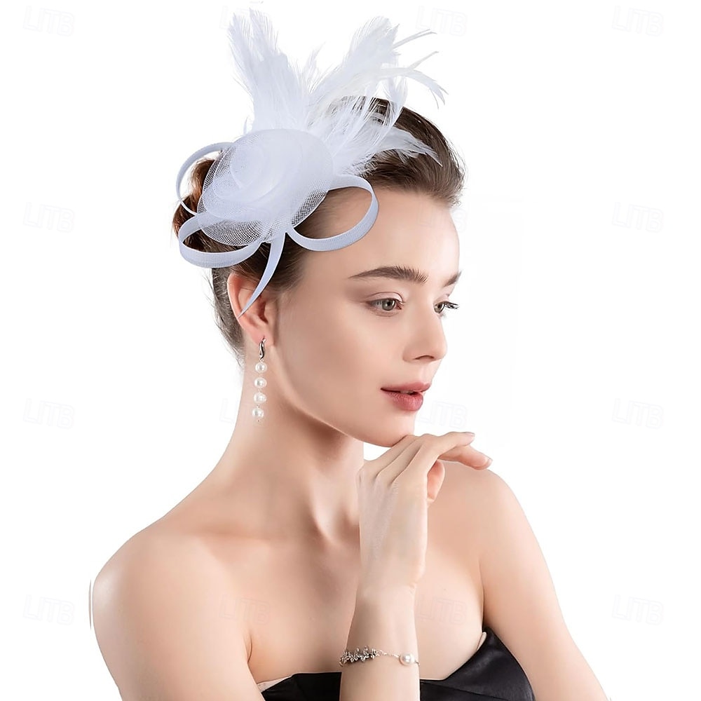 fascinators hatter for kvinner kentucky derby hatter for kvinner teselskap hatter for kvinner kentucky derby antrekk 2025 - $32.99 –P12