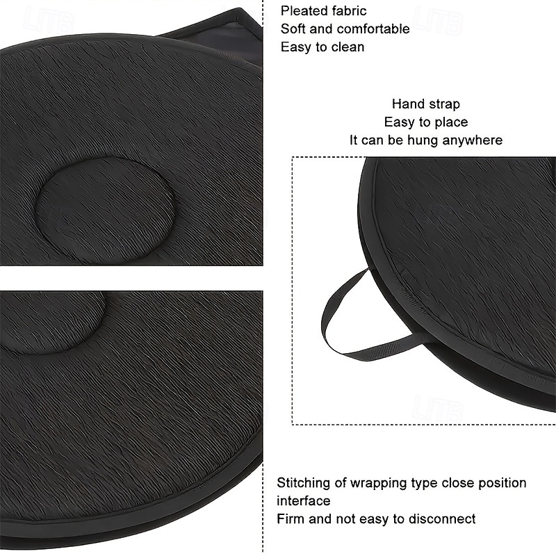 360 Rotatie Auto Zitkussen Universele Antislip Lichtgewicht Ronde Pad Handwasbare Geweven Polyester Het Hele Seizoen Draagbaar Geschenk 2025 - $24.99 –P8