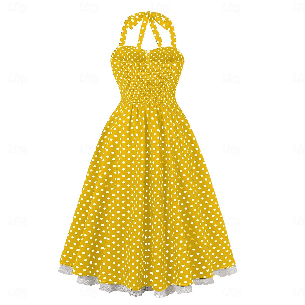 Polka Dots Retro Vintage 1950s Grease Outfits Dress Swing Dress Polka dots  Fancy Dress Women's Carnival Masquerade Daily Wear Adults' Dress Homecoming  Dresses 2026 - $42.99