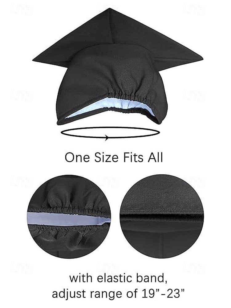 Class of 2025 Graduation Cap with Tassel and Year Charm – Unisex Matte Finish Mortarboard Hat for High School and College Ceremony, Multiple Colors 2026 - $11.99 –P6
