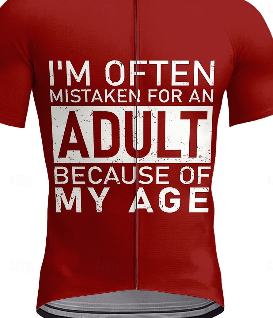 Hombre Maillot de Ciclismo Graphic Letra y Número Manga Corta Bicicleta Maillot Camiseta con 3 bolsillos traseros Filtro Solar Resistente a los rayos UV Secado rápido Bandas Reflectantes Deportes 2025 - $30.99 –P3