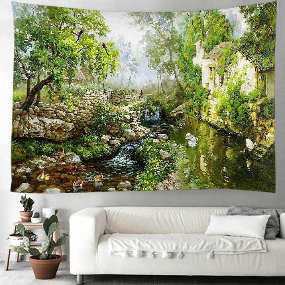 Plant and animal landscapes Tapestry Mural Decor Photograph Backdrop Blanket Curtain Home Bedroom Living Room Decoration 2025 - $13.99 –P2