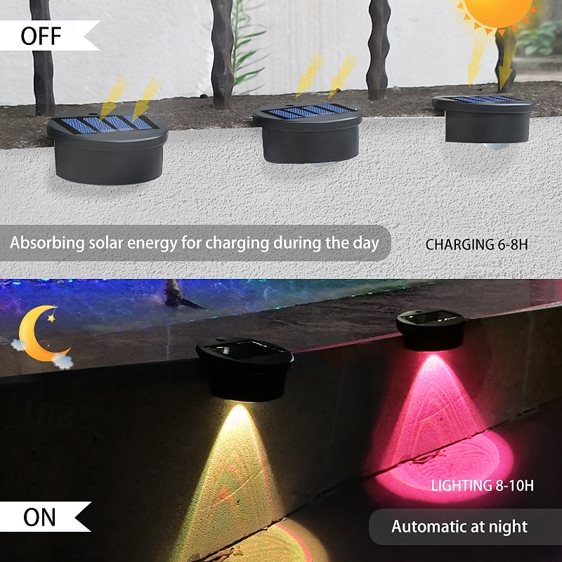 Solar Step Lights LED Solar Deck Lights for Fence Waterproof Swimming Pool Side Lights for Stairs Pool Fence Yard Patio and Pathway 10pcs 5pcs 3pcs 1pc 2026 - $16.49 –P1