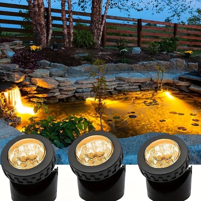 reflector solar cu LED IP65 proof 1/2/3 capete proiector subacvatic pentru piscină grădină gazon pădure iaz calea decor peisaj 2025 - $47.27 –P1