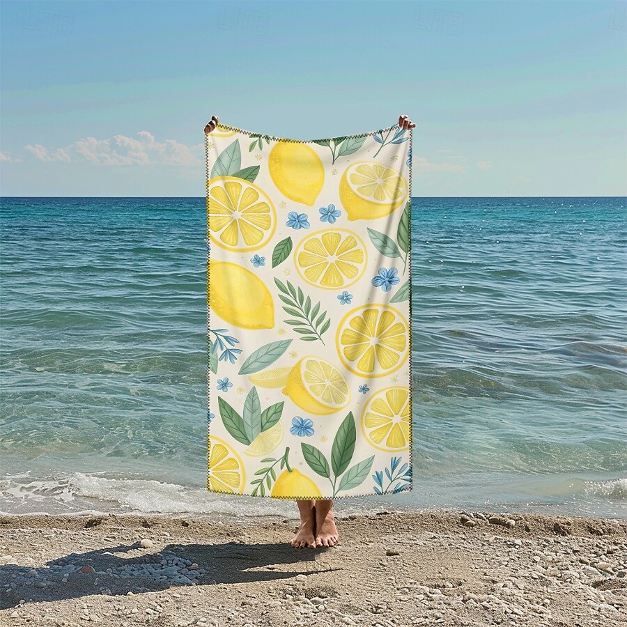 telo mare stampato, telo mare leggero e anti-sabbia ad asciugatura rapida, ideale per viaggi, piscina e uso all'aperto del 2025 a $10.99 –P12