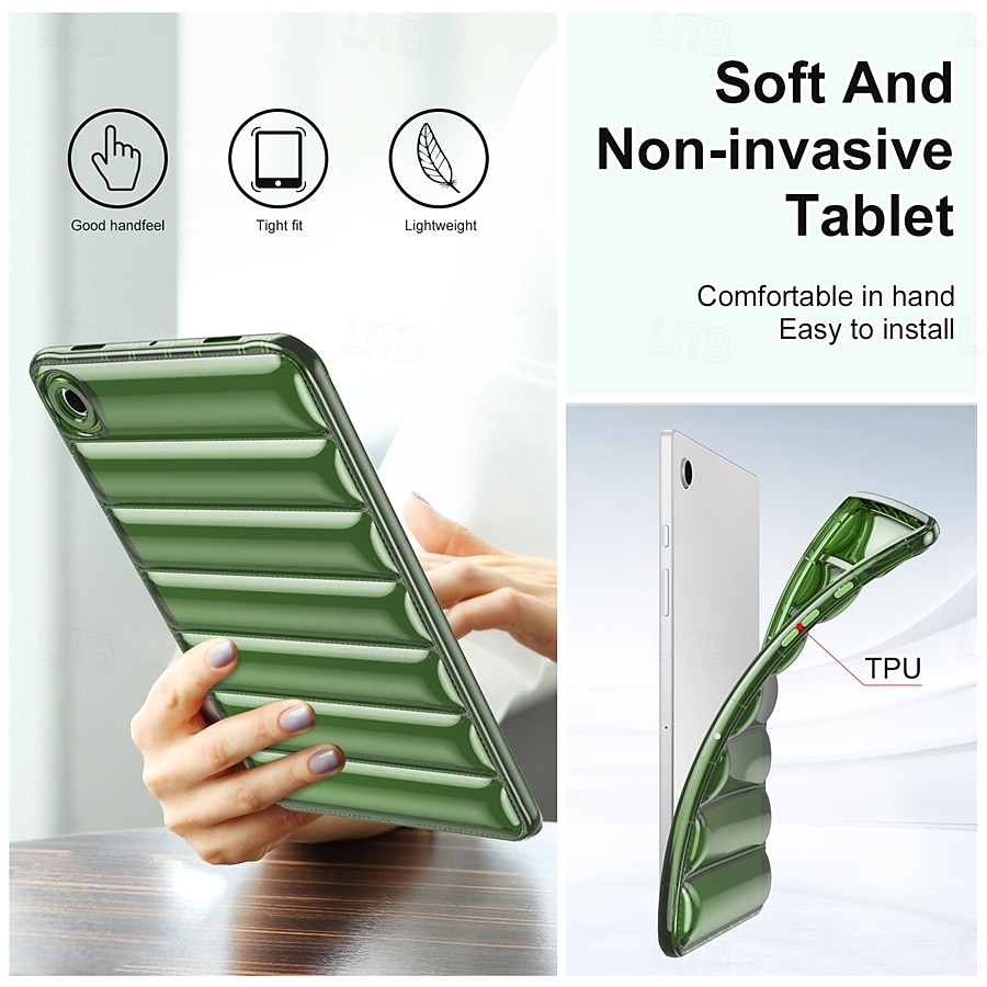 لوح أغط / كفرات من أجل Samsung Galaxy Tab A9 8.7" SS8 Plus 12.4'' S8 S7 Plus 12.4" S7 11'' S6 لايت A8 10.5'' A7 لايت A7 A 8.0" حماية كاملة للجسم ضد الصدمات TPU 2025 - AED 71 –P3