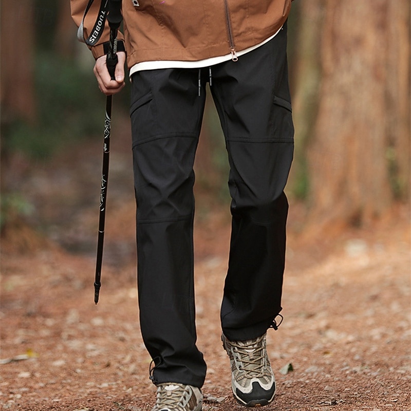 Ανδρικά Παντελόνια με τσέπες Παντελόνι πεζοπορίας Τακτικές παντελόνι Στρατιωτικό Εξωτερική Κανονικό Αδιάβροχη Γρήγορο Στέγνωμα Αναπνέει Παντελόνια Μαύρο Πράσινο Χακί 2025 - $29.99 –P17