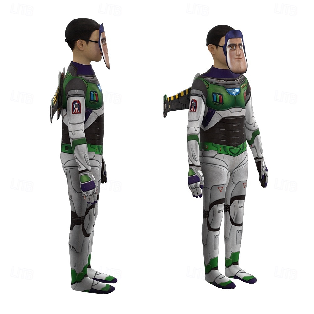 Buzz Lightyear Jumpsuit Bodysuits Onesie Costume Party Cosplay Movie Cosplay for Men's Boys Kid's Adults' Halloween Event / Party 2025 - $41.99 –P3