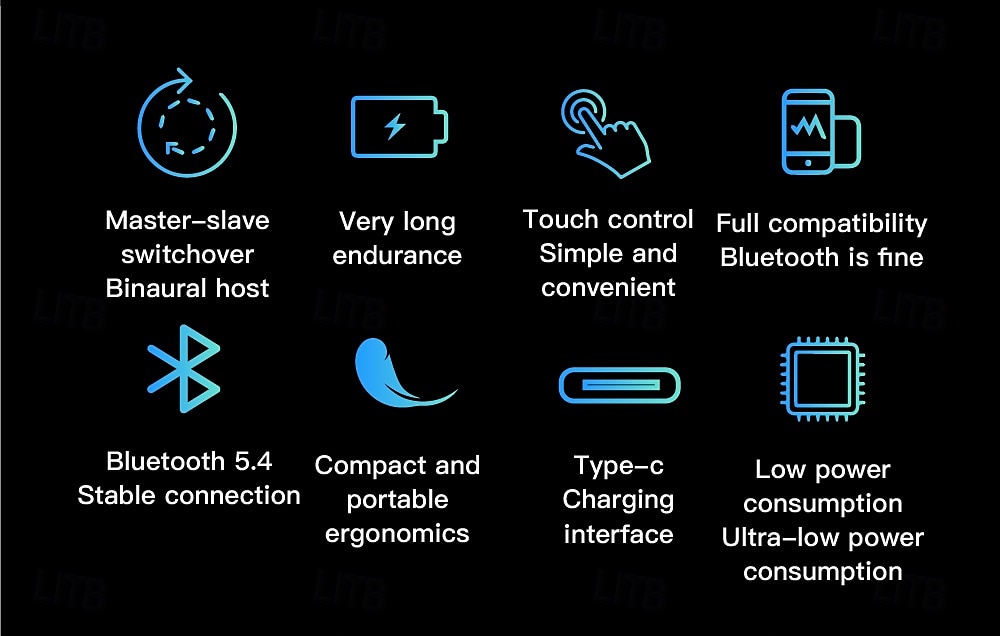 Wireless Earphones With Charging Box Charging Display Suitable For Smartphones Stereo Earphones With Microphone Long-lasting Battery Life 2025 - $19.99 –P2