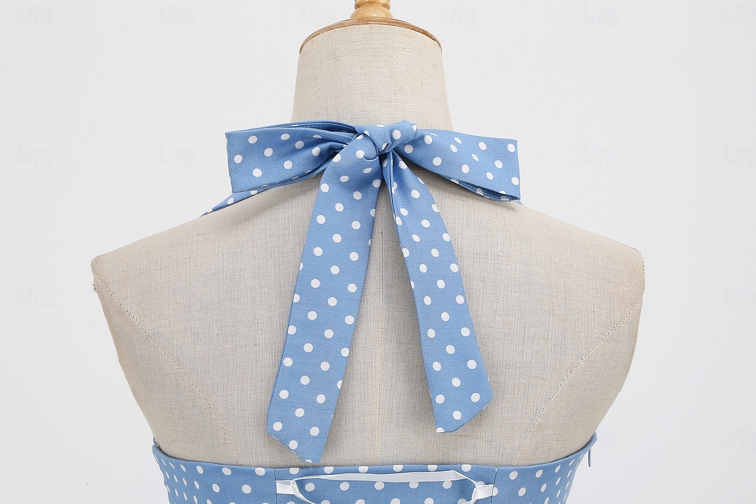 cross-border hot sale retro polka dot halter neck halter strap slim slim waist palace swing dress women europe and america 2025 - $35.99 –P5