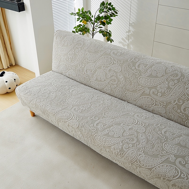 țesătură jacquard husă canapea extensibilă fără brațe huse canapea protector elastic husă bancă 2025 - $33.99 –P10