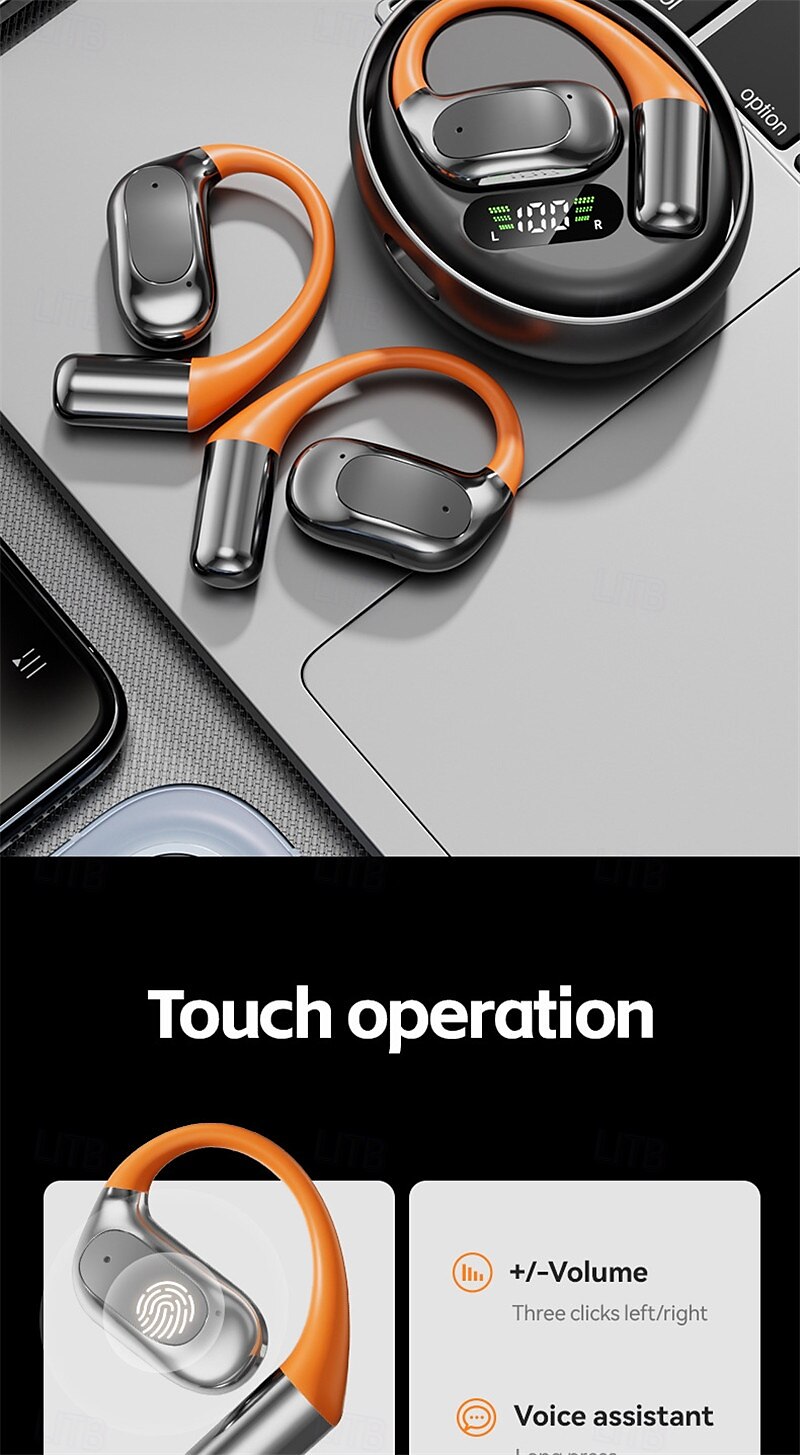 Rotatable Ear Mounted Open Ear Wireless Bluetooth Headset with Long Battery Life and Noise Reduction​ 2025 - $39.99 –P6
