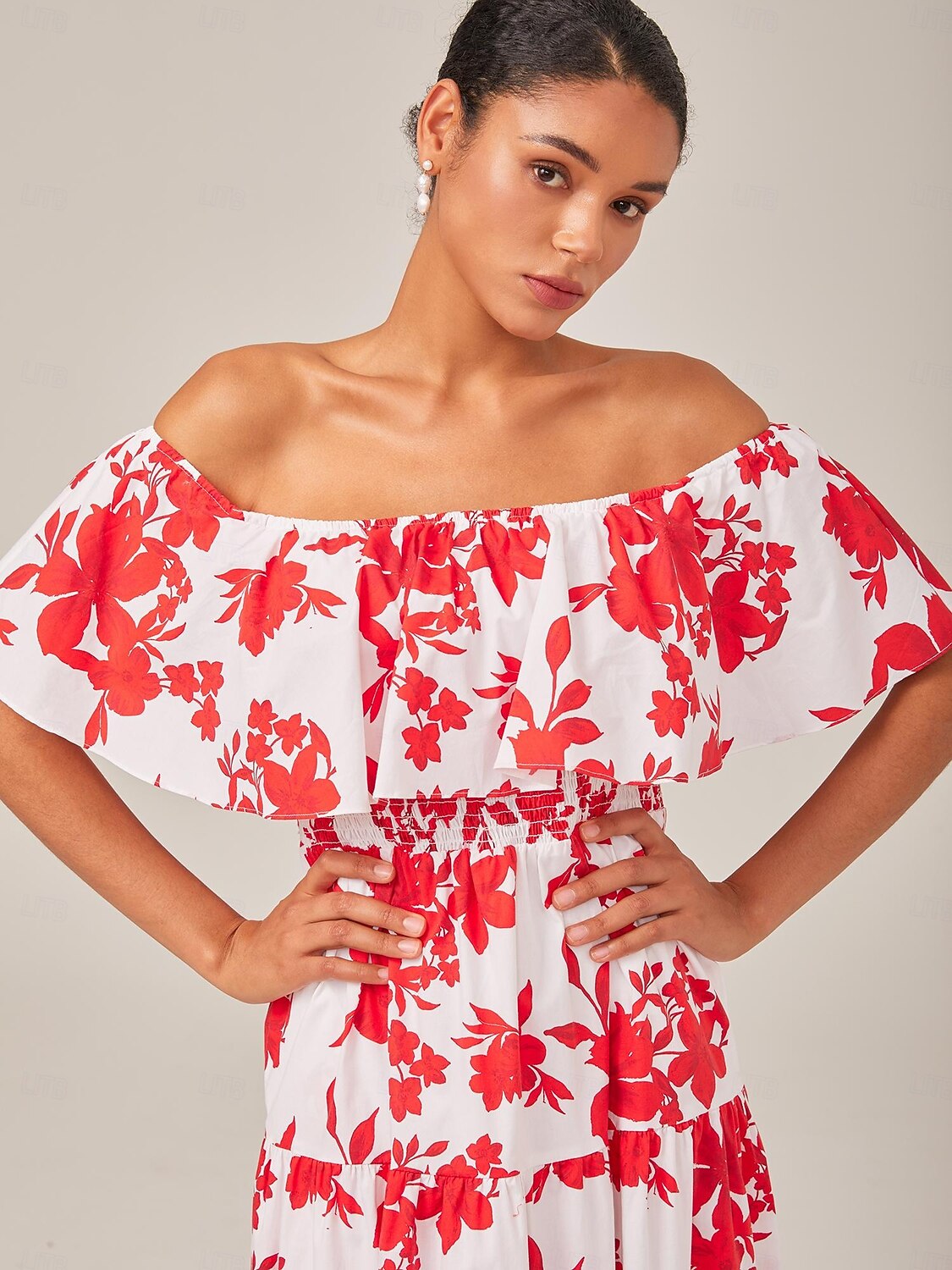 Femmes Rouge Été Bateau Bohème Vacances XS S M de 2025 ? $86.99 –P4