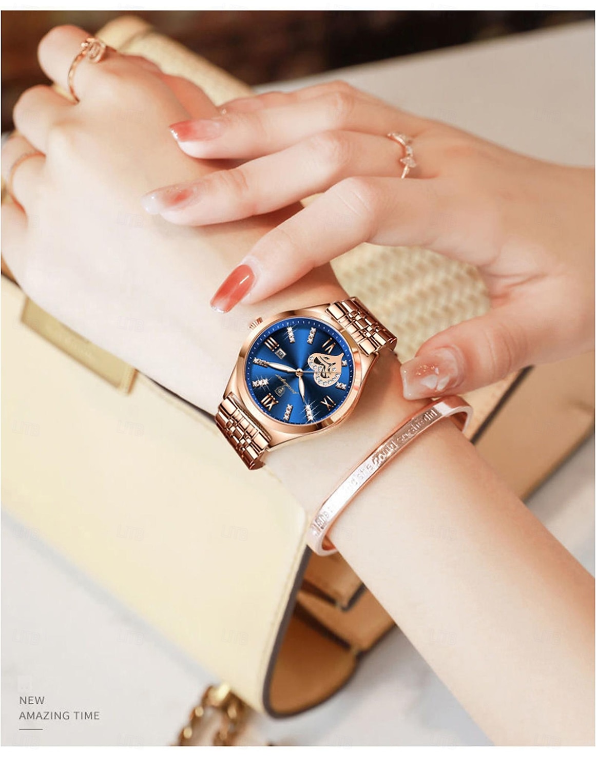Women Quartz Watch Wrist Watch Retro Vintage Luminous Calendar Waterproof Stainless Steel Strap Watch 2025 - $38.99 –P13