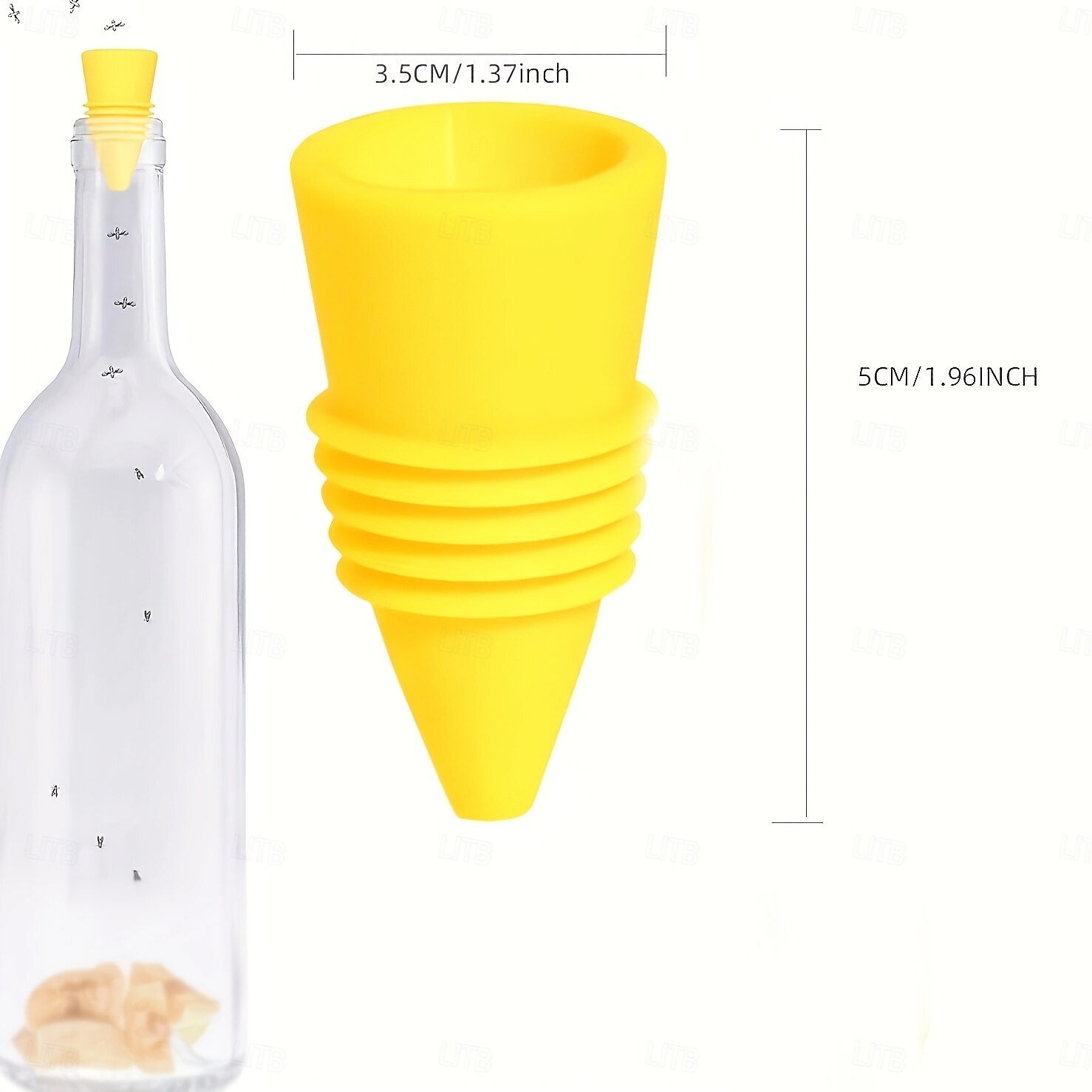 1Pcs Reusable Non-Toxic Fly Trap - Easy-to-Use, Battery-Free, Efficient Kitchen Pest Control for Fruit Fly & Gnat 2025 - $5.49 –P6