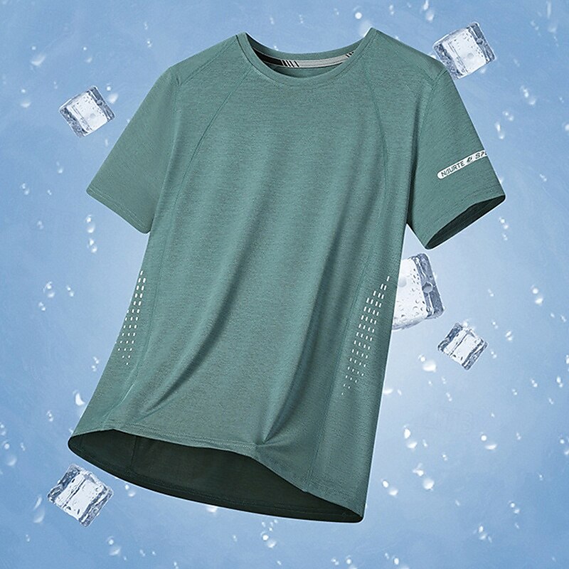 Pánské Dağcı Tişörtü Dağcı Gömleği Krátký rukáv Tričkový Tričko Tričko s krátkým rukávem Tričko Top Venkovní Rychleschnoucí Polyester Tmavě šedá Černá Světle šedá Tělocvična Lezení Kempování a 2025 - $14.79 –P8