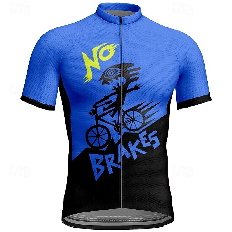 Herr Cykeltröja Kortärmad Cykel T-shirt Tröja med 3 bakfickor Bergscykling Andningsfunktion Snabb tork Anatomisk design Uppsugande Gul Röd Blå Grafisk sporter Kläder 2025 - $25.99 –P13