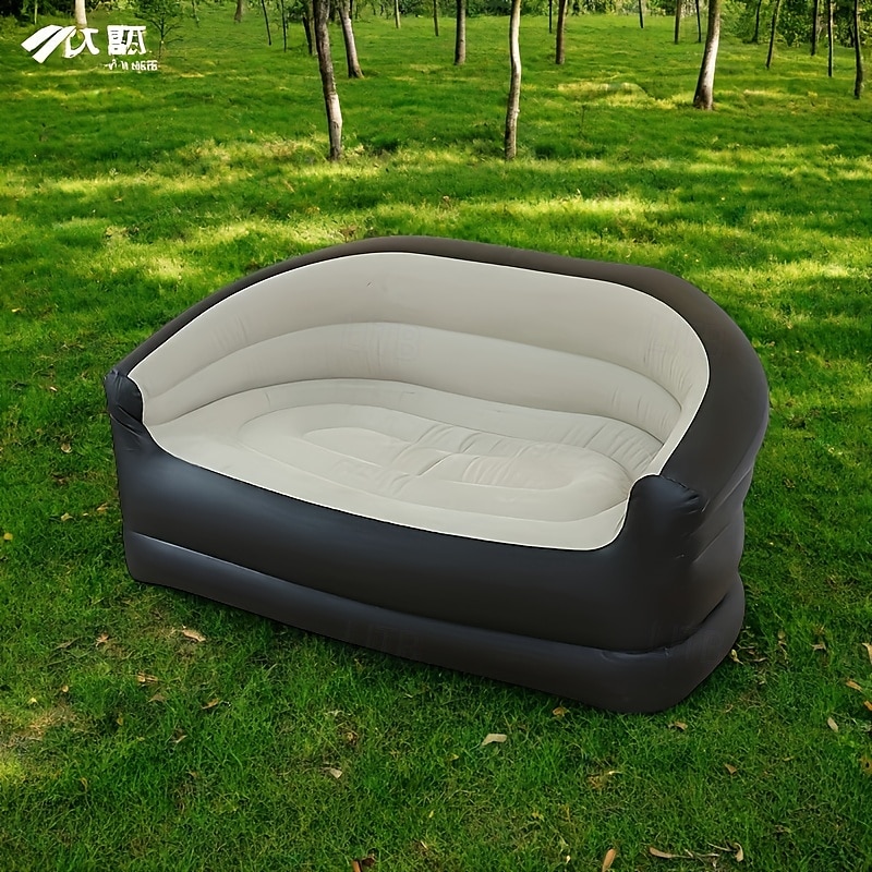 Sofá inflable plegable con bomba de aire, ideal para camping, picnics, balcones y salas de estar. 2025 - $92.99 –P6