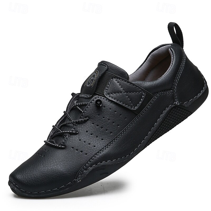Braune Casual-Sneaker für Herren – vielseitige Schlupfschuhe aus weichem Leder für Komfort im Alltag 2025 - $42.99 –P2