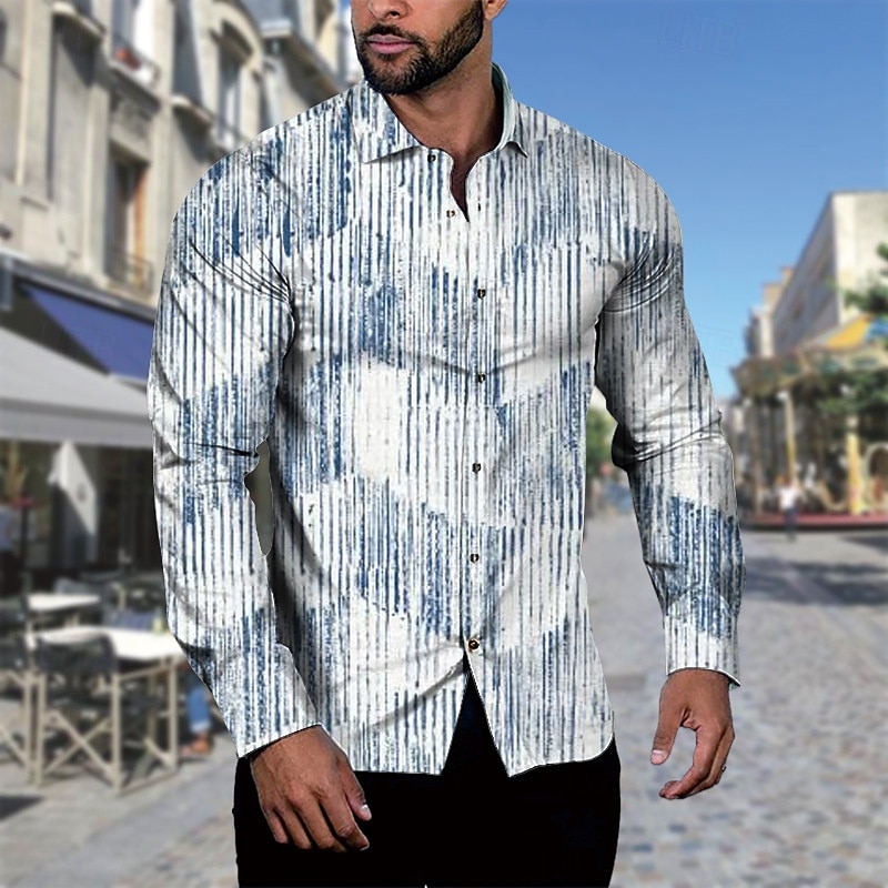 Homme Chemise Chemise d'été Chemise Décontractée Chemise de Plage Chemise Boutonnée gris bleu Noir Vert Claire Vert foncé Vert manche longue Graphique Revers Vacances Hawaïen Boutonné Vêtement Tenue de 2025 ? $21.99 –P8