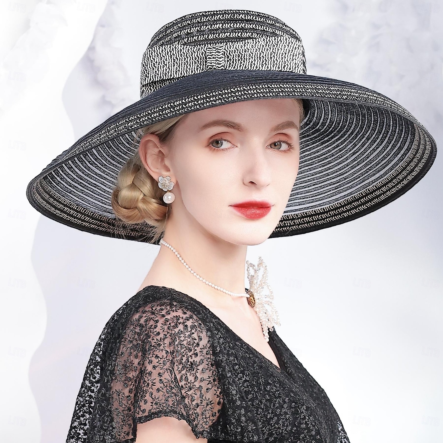 Hatter Fiber Bowlerhatter Bøttehatt Solhatt Ferie Te Fest Elegant Bryllup Med Sløyfe Tvinning Hodeplagg Hodeplagg 2026 - $45.99 –P7