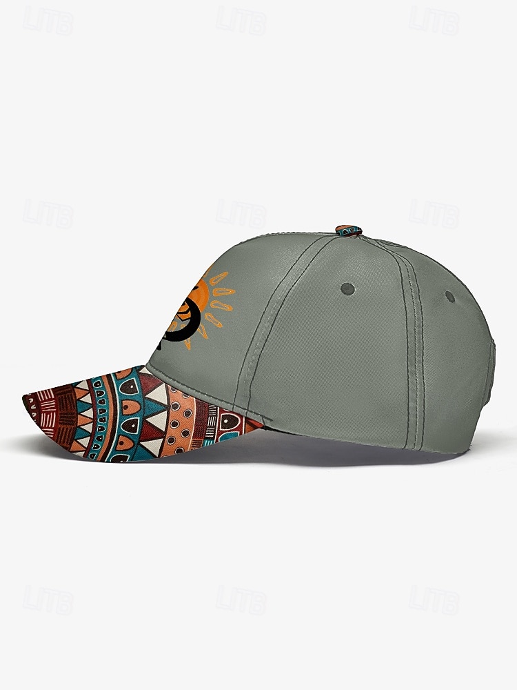 Cappellino da baseball da uomo con stampa mimetica e motivo tribale, cappello regolabile con protezione solare per sport all'aria aperta, escursionismo e abbigliamento casual del 2026 a $14.99 –P4