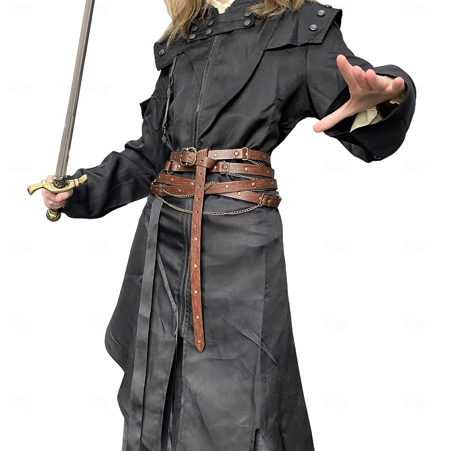 Medieval Renacimiento Cinturón Vikingo Disfraz Hombre Mujer Unisexo Celta Vikingo Fantasía Víspera de Todos los Santos Carnaval Mascarada Fiesta LARP Adulto Cinturón 2026 - $20.99 –P2