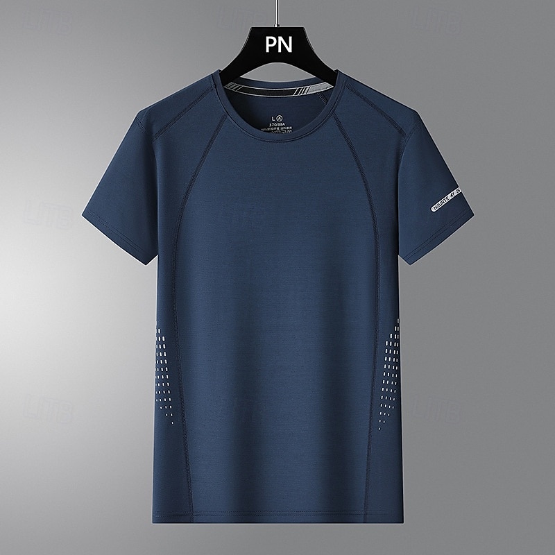 Pánské Dağcı Tişörtü Dağcı Gömleği Krátký rukáv Tričkový Tričko Tričko s krátkým rukávem Tričko Top Venkovní Rychleschnoucí Polyester Tmavě šedá Černá Světle šedá Tělocvična Lezení Kempování a 2025 - $14.79 –P5