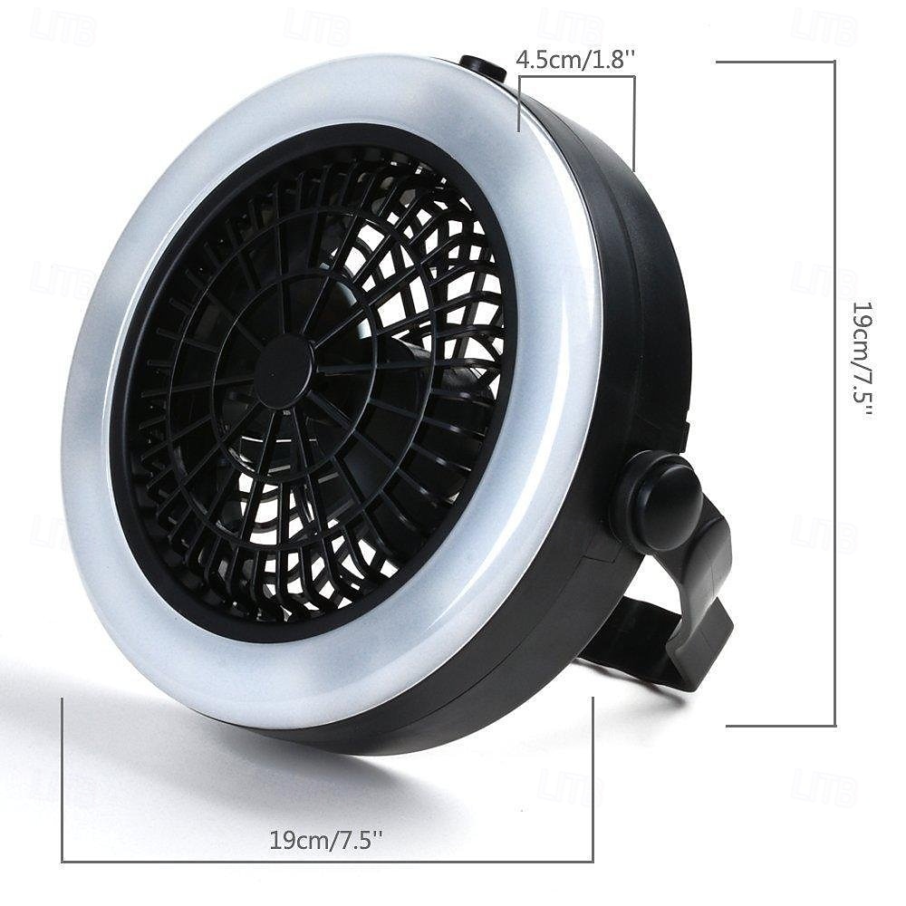 1 st utomhuscamping multifunktionellt fläktljus usb aaa batteridriven dubbelfunktionsmodell, kan hängas, handhållet tält, fiske, kontor och hemmabruk 2025 - $33.99 –P7
