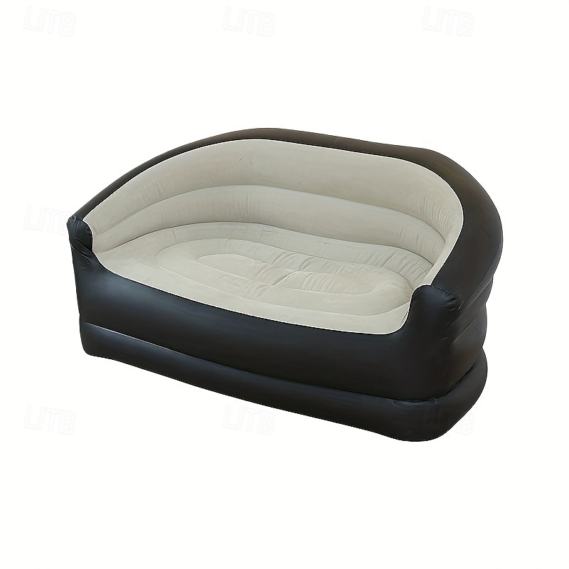 Sofá inflable plegable con bomba de aire, ideal para camping, picnics, balcones y salas de estar. 2025 - $92.99 –P10